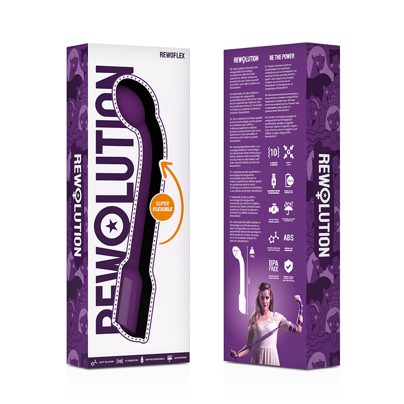 REWOLUTION - REWOFLEX VIBRADOR ESTIMULADOR PUNTO G FLEXIBLE