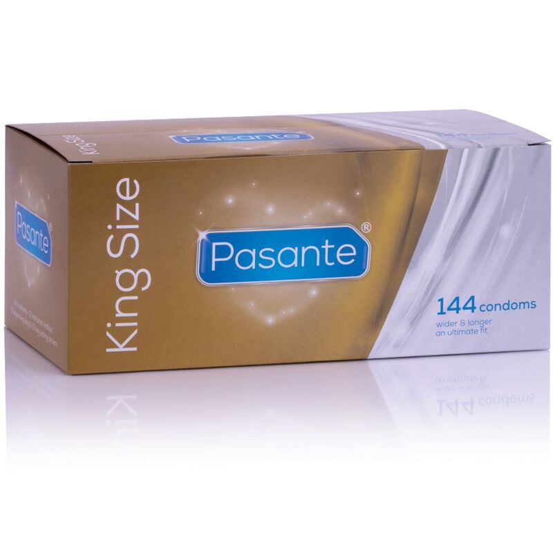 PASANTE - KING CONDOMS MORE LONG AND WIDTH BOX 144 UNITS