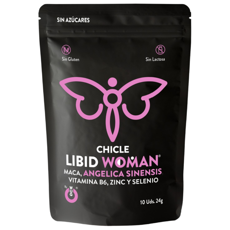 WUG SEX SENSE - LIBID WOMAN CHICLE AUMENTO LIBIDO MUJER 10 UNIDADES