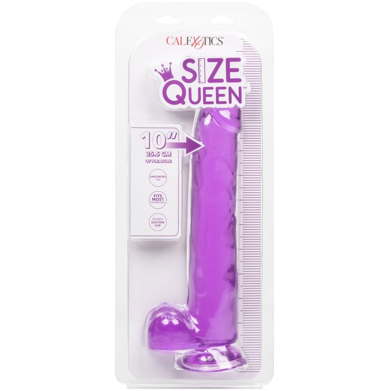 CALEXOTICS - SIZE QUEEN DILDO LILA 25.5 CM