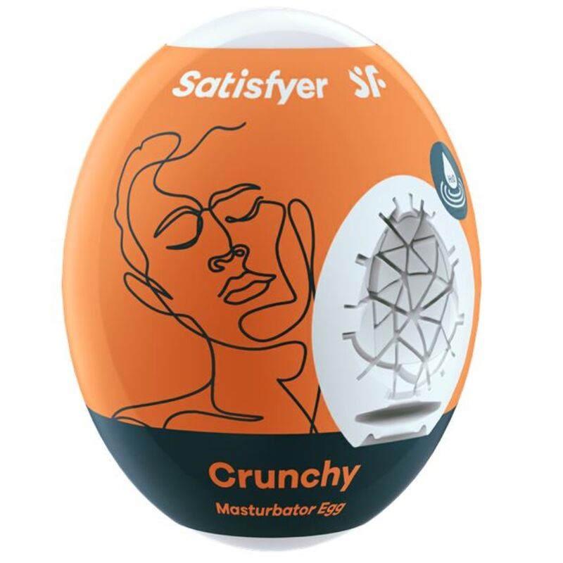 SATISFYER - CRUNCHY HUEVO MASTURBADOR