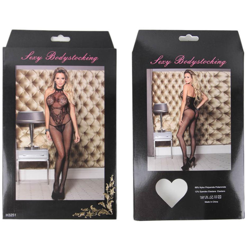 QUEEN LINGERIE - BODYSTOCKING ESPALDA DESCUBIERTA S/L