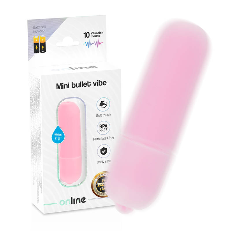 ONLINE - MINI PINK VIBRATING BULLET