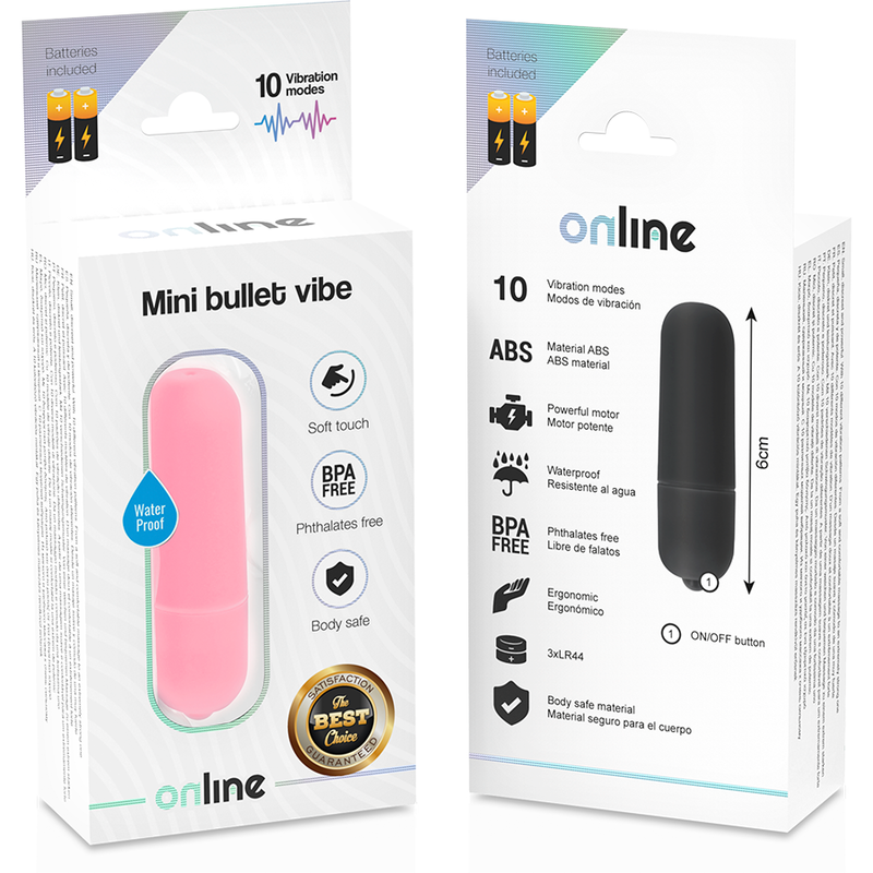 ONLINE - MINI PINK VIBRATING BULLET