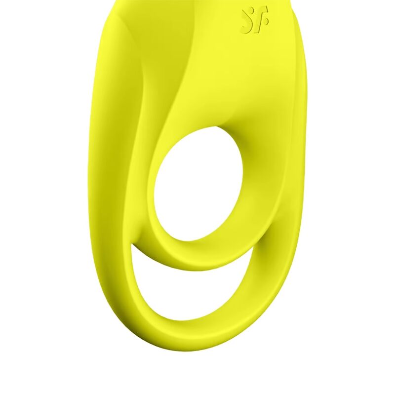 SATISFYER - SPECTACULAR DUO YELLOW VIBRATOR RING