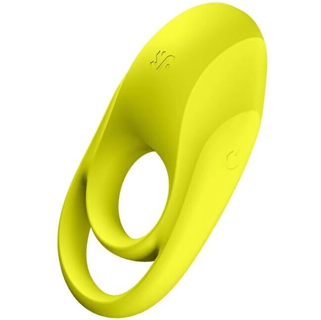 SATISFYER - SPECTACULAR DUO YELLOW VIBRATOR RING