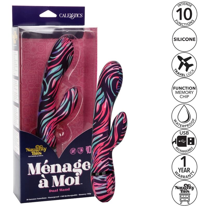 CALEXOTICS - VIBRADOR MENAGE A MOI DUAL WAND