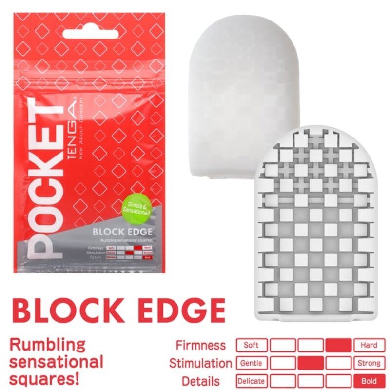 TENGA - BLOCKED EDGE POCKET MASTURBATOR