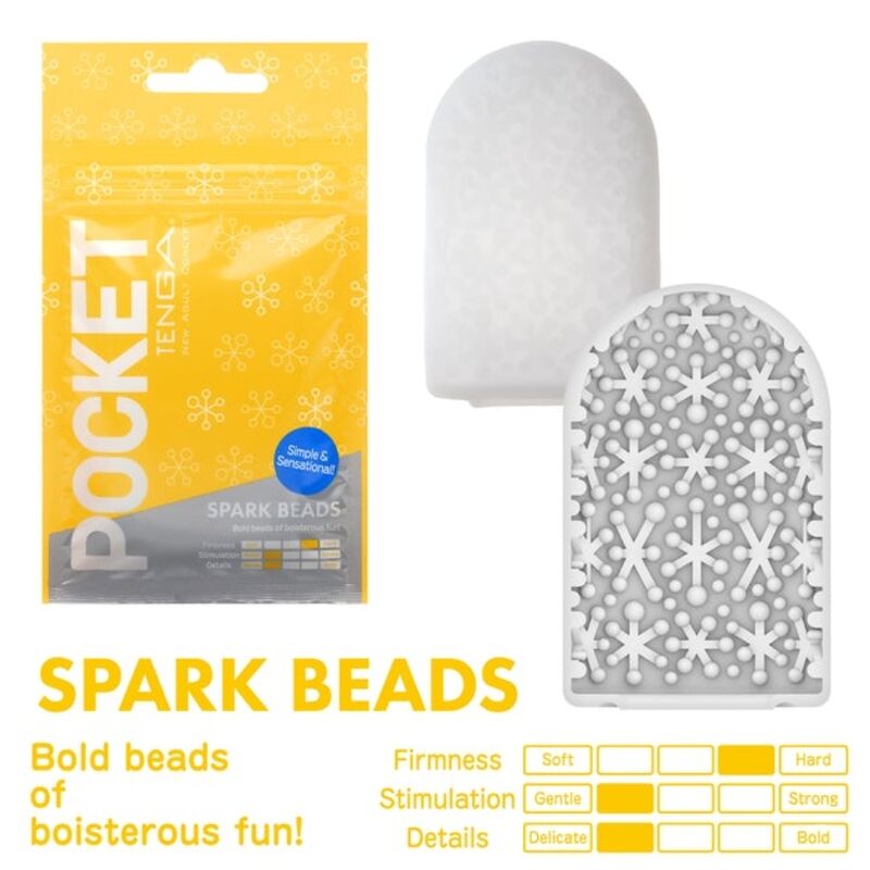 TENGA - SPARK BEARDS POCKET MASTURBATOR