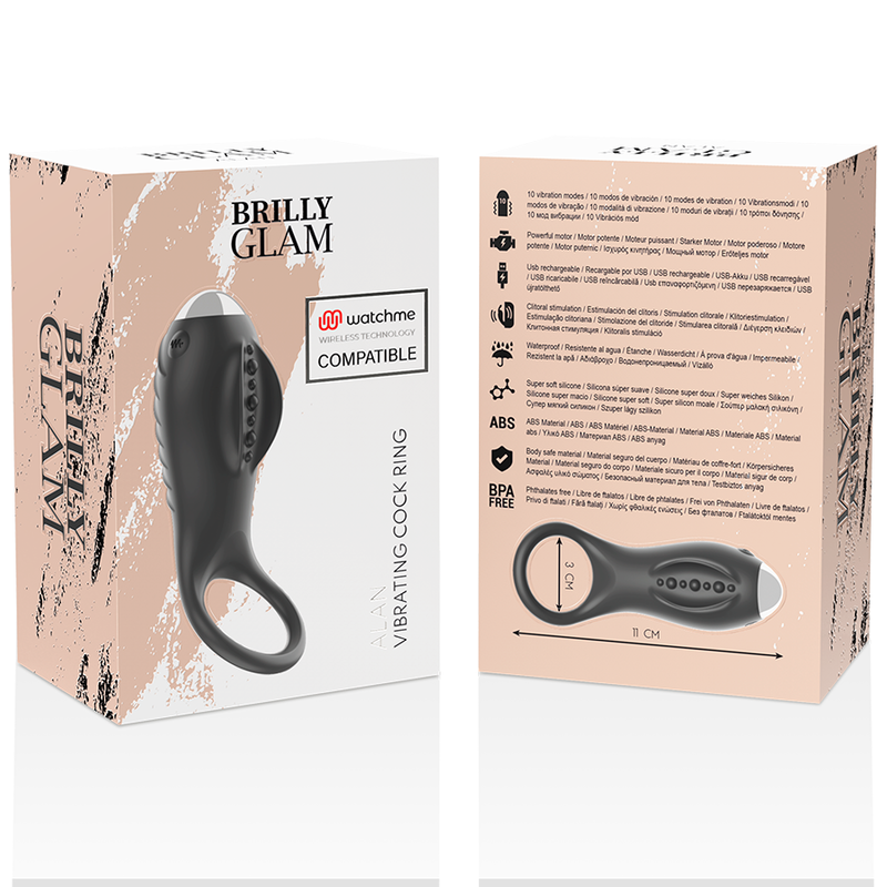 BRILLY GLAM - ALAN ANILLO COMPATIBLE CON WATCHME WIRELESS TECHNOLOGY