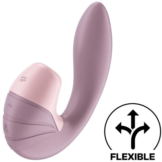 SATISFYER - SUPERNOVA ESTIMULADOR Y VIBRADOR BLANCO