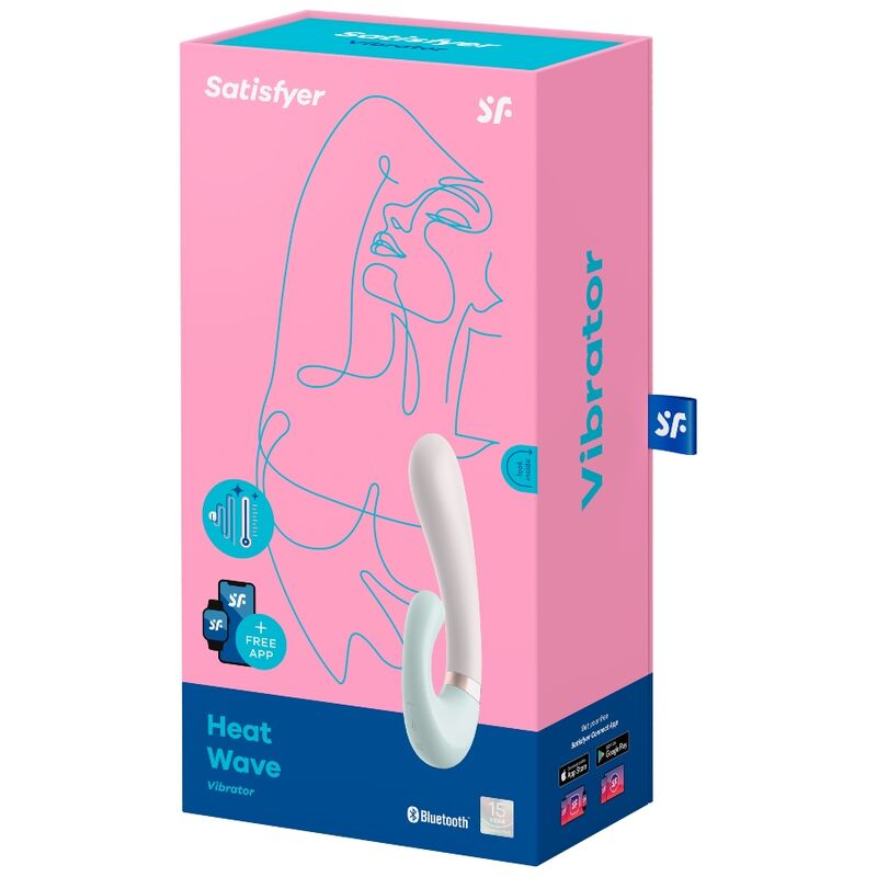 SATISFYER - HEAT WAVE VIBRADOR APP ROSA