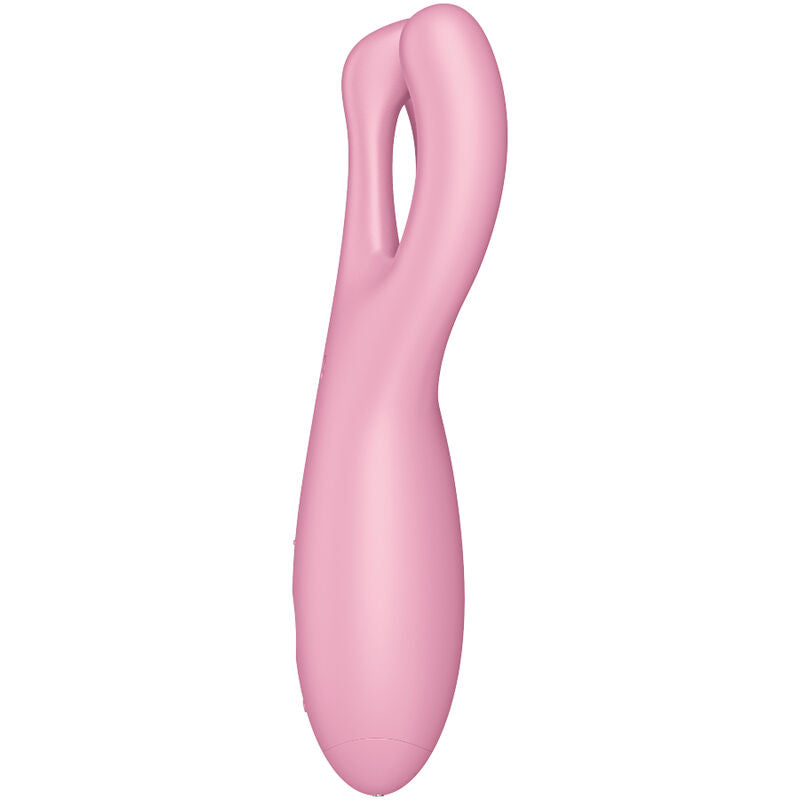 SATISFYER - THREESOME 4 VIBRATOR APP PINK