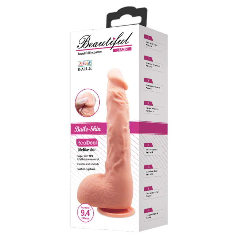 DANCE - REALISTIC DILDO JASON NATURAL 24 CM