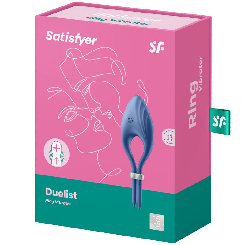 SATISFYER - DUELIST BLUE VIBRATING RING