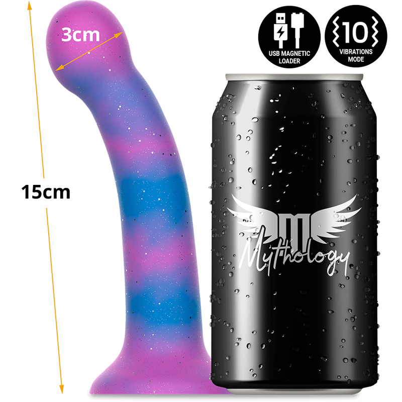 MYTHOLOGY - DION GALACTIC DILDO S - VIBRATOR COMPATIBLE WITH WATCHME WIRELESS TECHNOLOGY