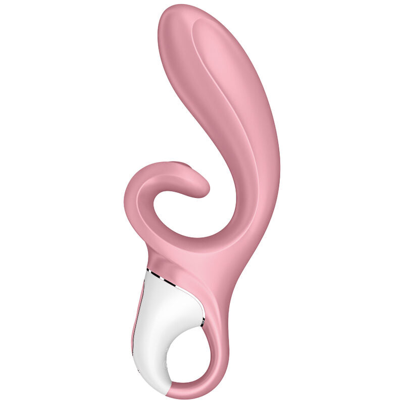 SATISFYER - HUG ME VIBRADOR RABBIT APP ROSA