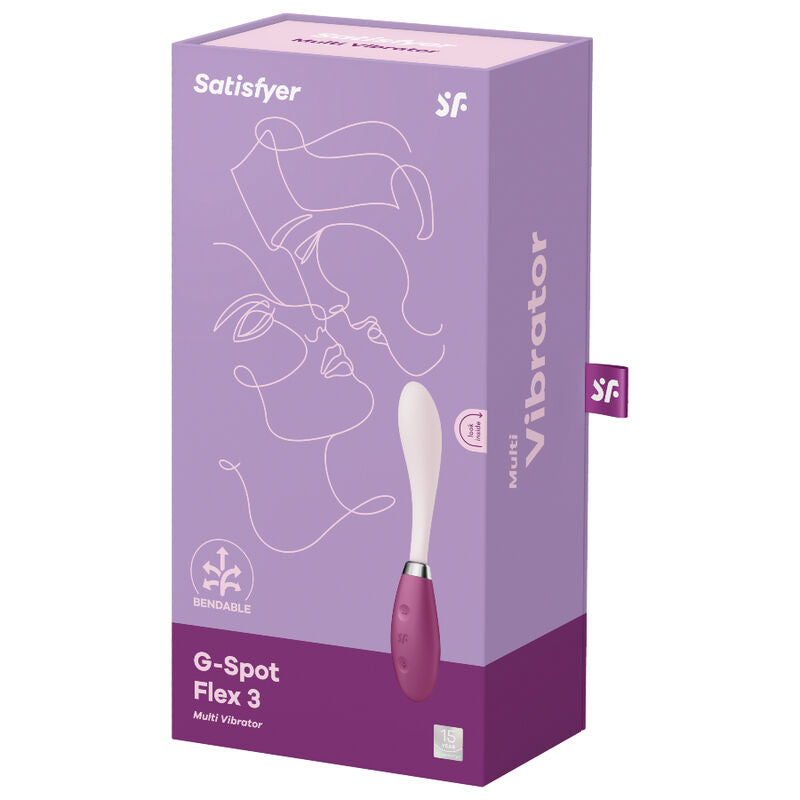 SATISFYER - G-SPOT FLEX 3 MULTI VIBRATOR GRAY