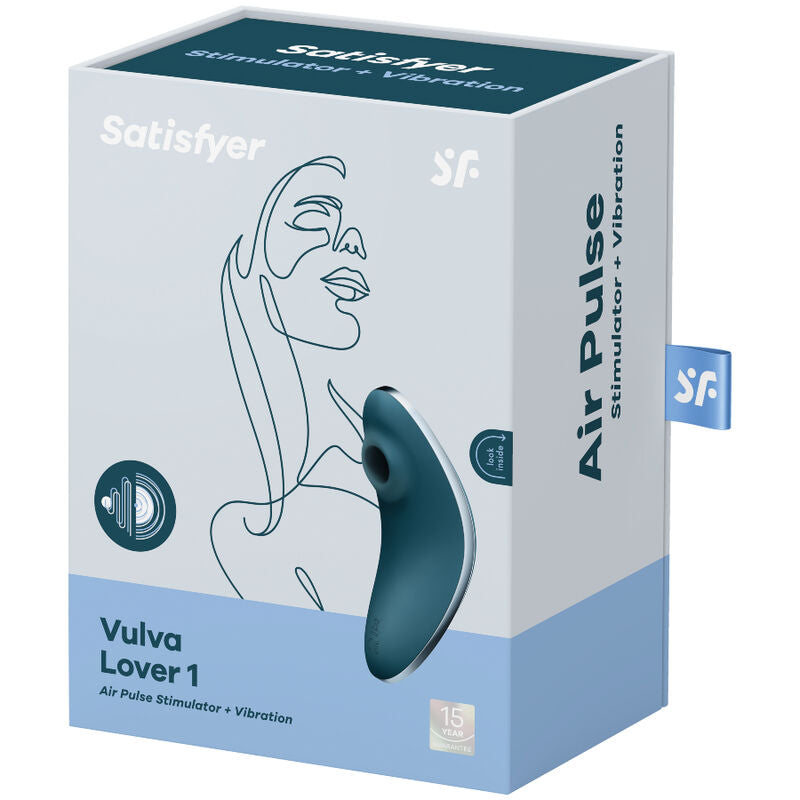 SATISFYER - VULVA LOVER 1 ESTIMULADOR Y VIBRADOR VIOLETA