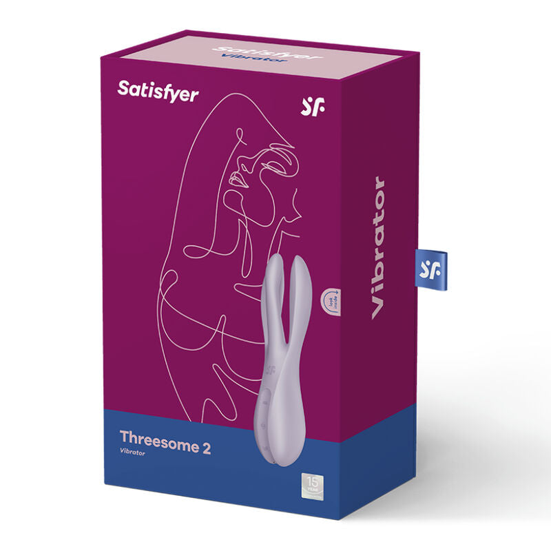 SATISFYER - THREESOME 2 VIBRADOR NEGRO