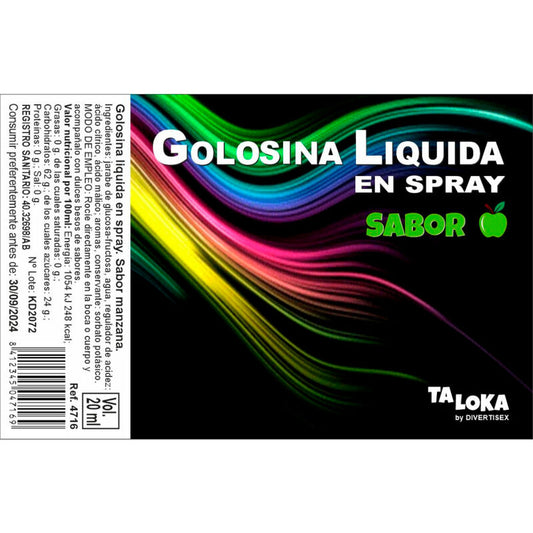 TALOKA - SPRAY GOLOSINA LÍQUIDA MANZANA