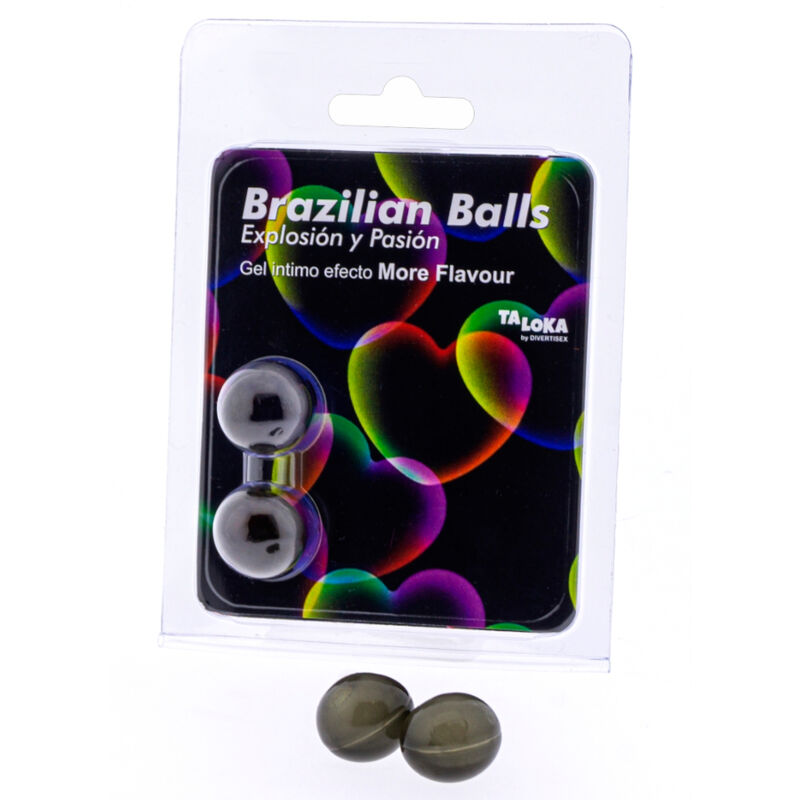 TALOKA - BRAZILIAN BALLS EXCITING GEL MORE FLAVOR EFFECT 2 BALLS