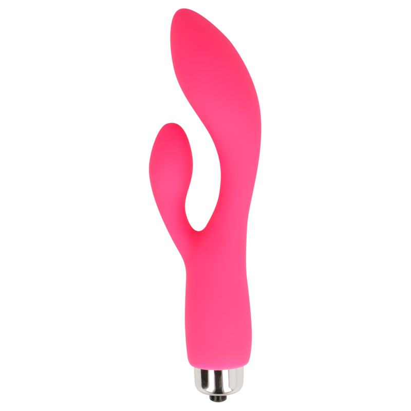 OHMAMA - VIBRADOR CON RABBIT 12.5 CM ROSA