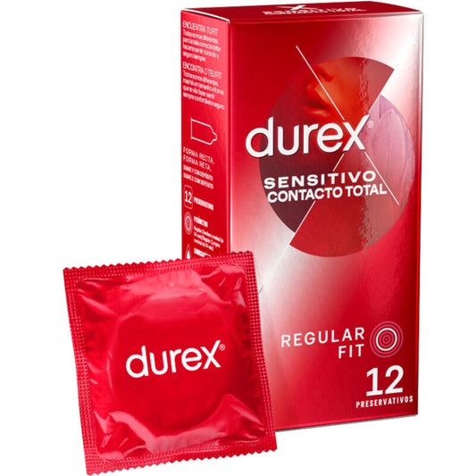 DUREX - SENSITIVO CONTACTO TOTAL 12 UNIDADES