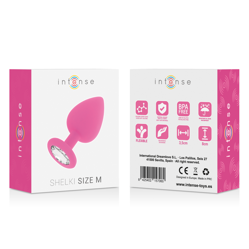 INTENSE - SHELKI M PLUG ANAL FUCHSIA