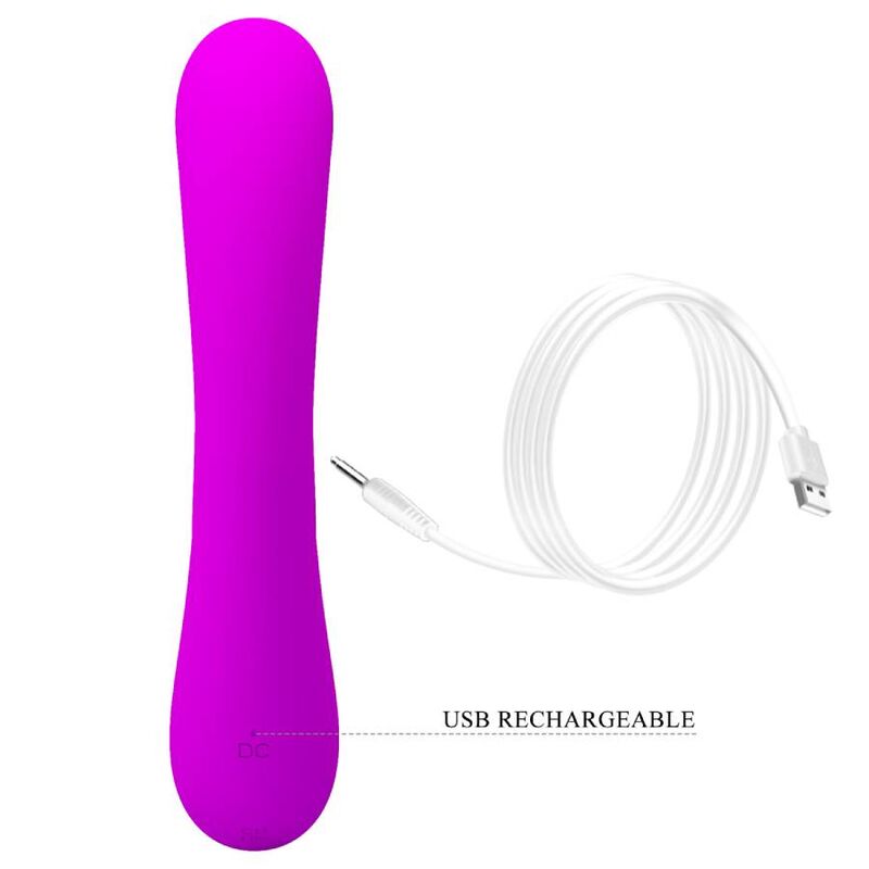 PRETTY LOVE - SINCERE VIBRADOR Y SUCCIONADOR DE CLITORIS SILICONA MORADO