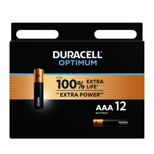 DURACELL - OPTIMUM 200 PILA ALCALINA AAA LR03 BLISTER*12