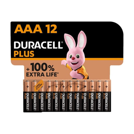 DURACELL - PLUS POWER 100 PILA ALCALINA AAA LR03 BLISTER*12