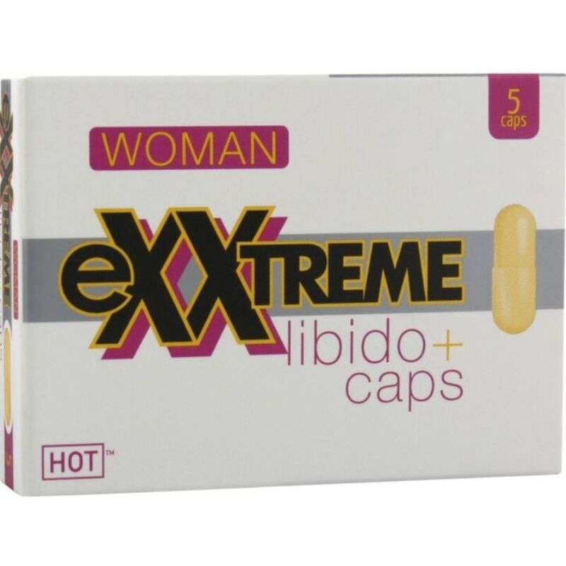 HOT - EXXTREME CÁPSULAS AUMENTO LÍBIDO MUJER 5 CPS