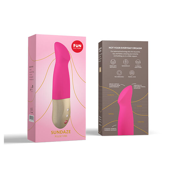 FUN FACTORY - SUNDAZE VIBRADOR PULSE VIBE FUCHSIA ROSA