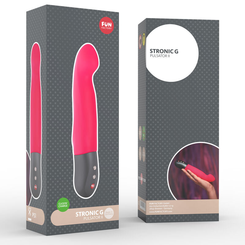 FUN FACTORY - STRONIC G VIBRADOR PULSATOR II ROSA