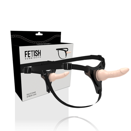 FETISH SUBMISSIVE HARNESS - FLESH REALISTIC SILICONE 16CM