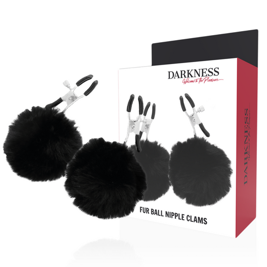 DARKNESS - PINZAS PARA PEZONES CON POMPONES 1