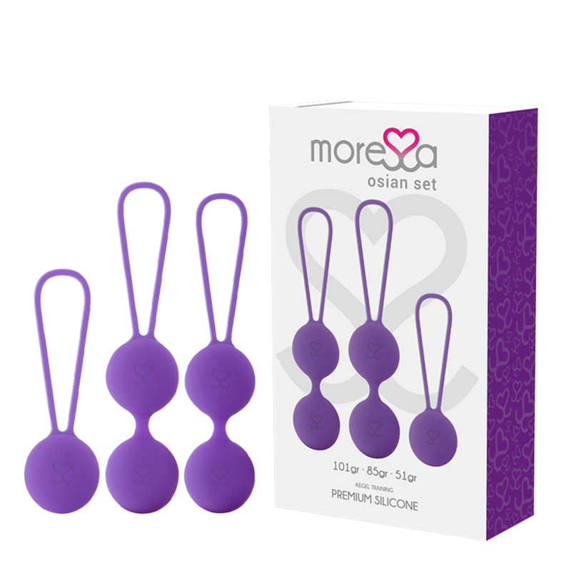 MORESSA - OSIAN SET PREMIUM SILICONA LILA