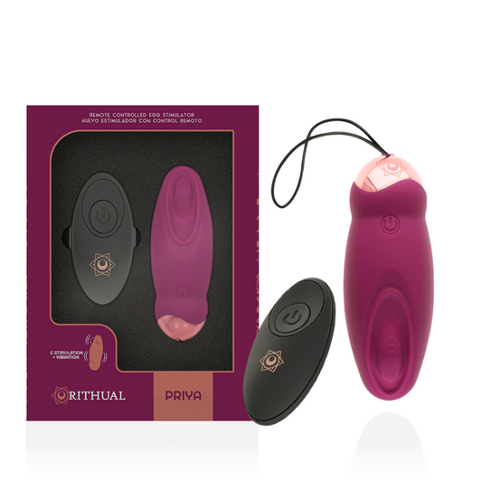 RITHUAL - PRIYA HUEVO CONTROL REMOTO G-SPOT + VIBRACIÓN