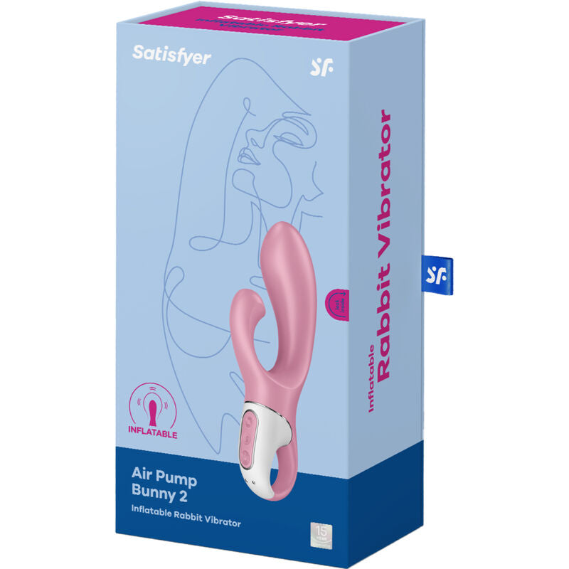 SATISFYER - AIR PUMP BUNNY 2 ROSA