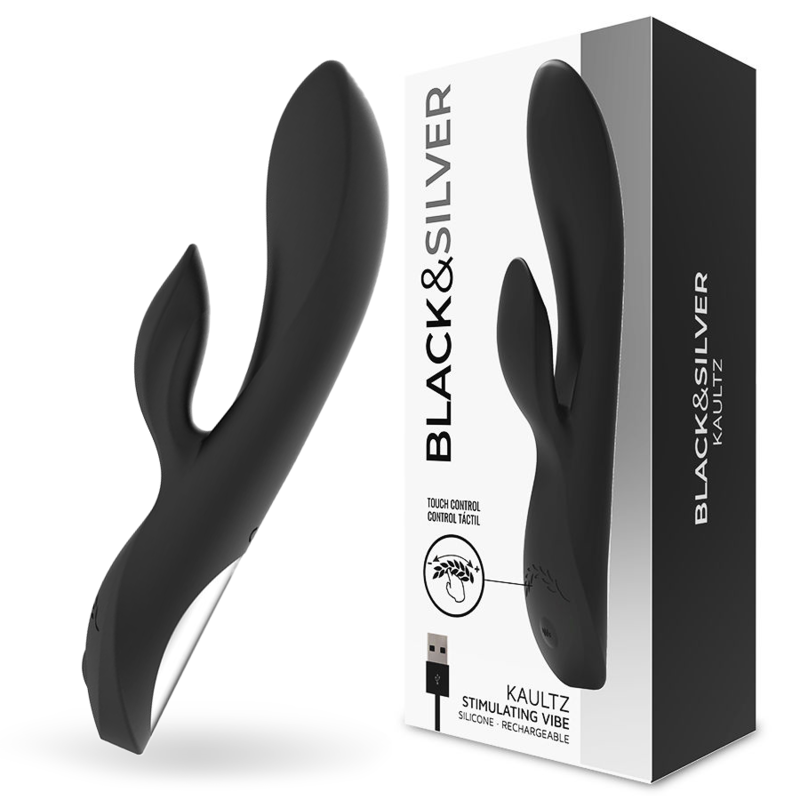 BLACK&SILVER - KAULTZ VIBRADOR CONTROL TOUCH