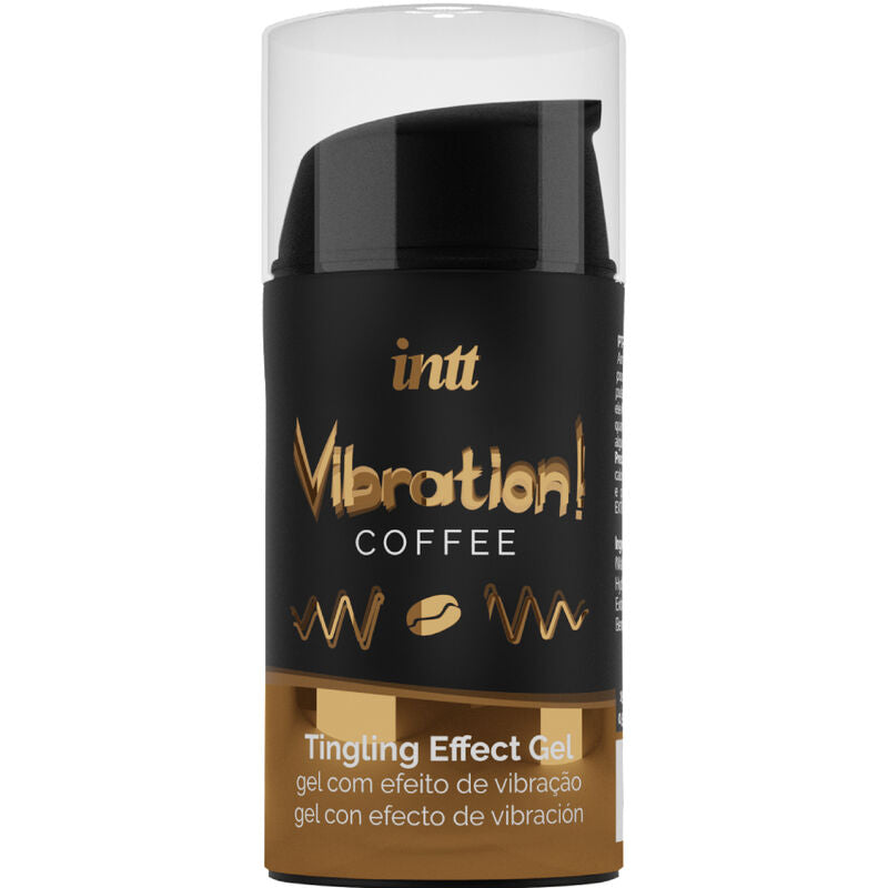 INTT - POTENTE ESTIMULANTE ÍNTIMO GEL VIBRADOR LIQUIDO CAFÉ 15ML