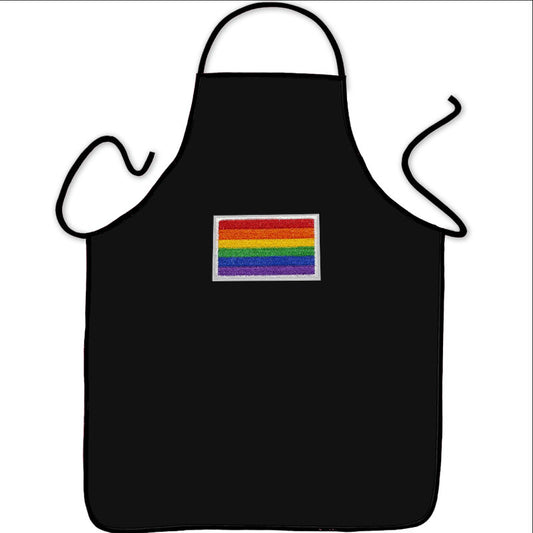 PRIDE - DELANTAL CHEF BUENO CON LA BANDERA LGBT