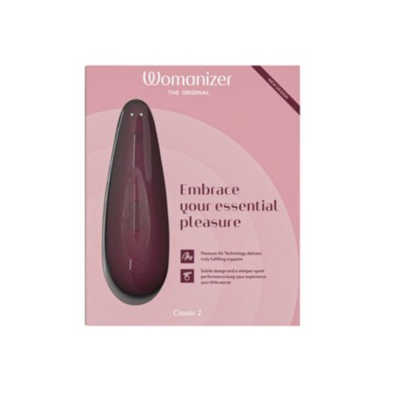 WOMANIZER - CLASSIC 2 BURGUNDY CLITORIS STIMULATOR