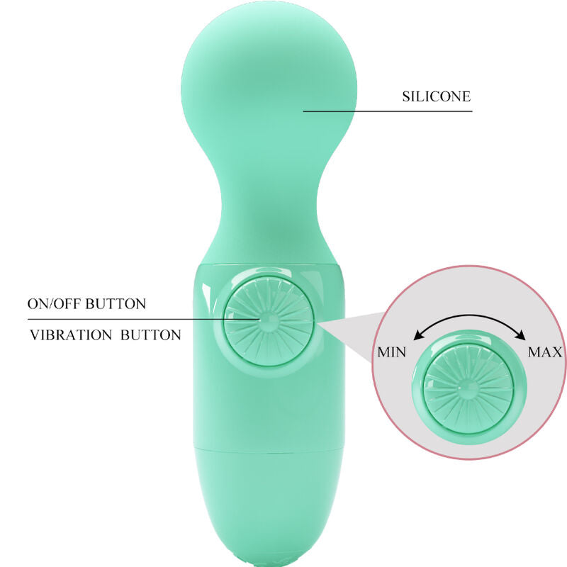 PRETTY LOVE - GREEN MINI PERSONAL MASSAGER