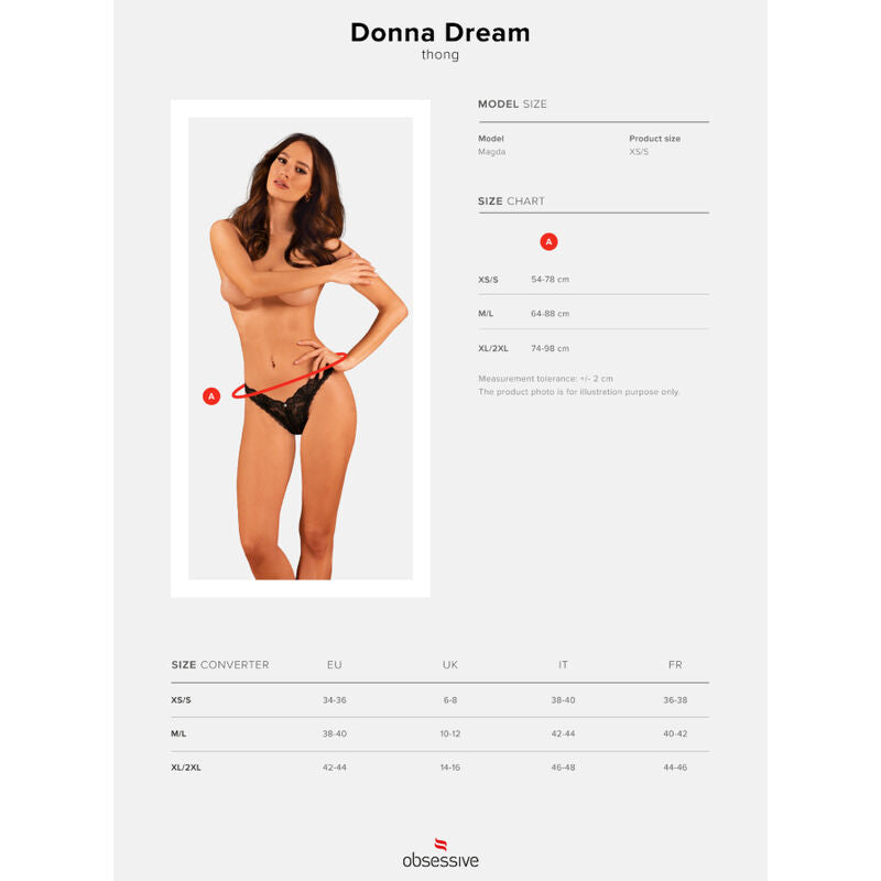 OBSESSIVE - DONNA DREAM TANGA XS/S