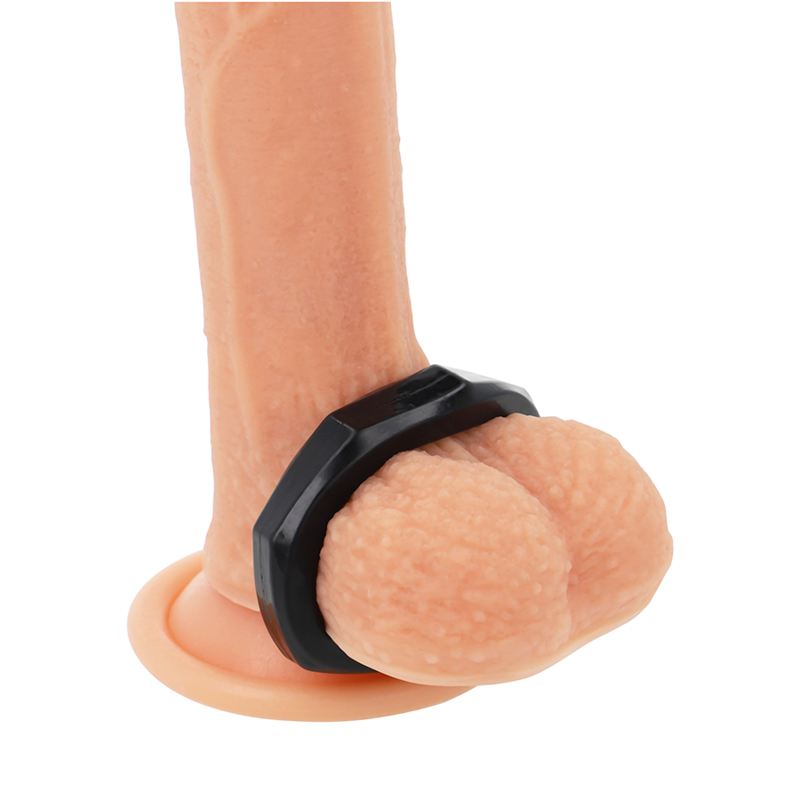 POWERING - SUPER FLEXIBLE Y RESISTENTE ANILLO PENE  5CM PR10 NEGRO