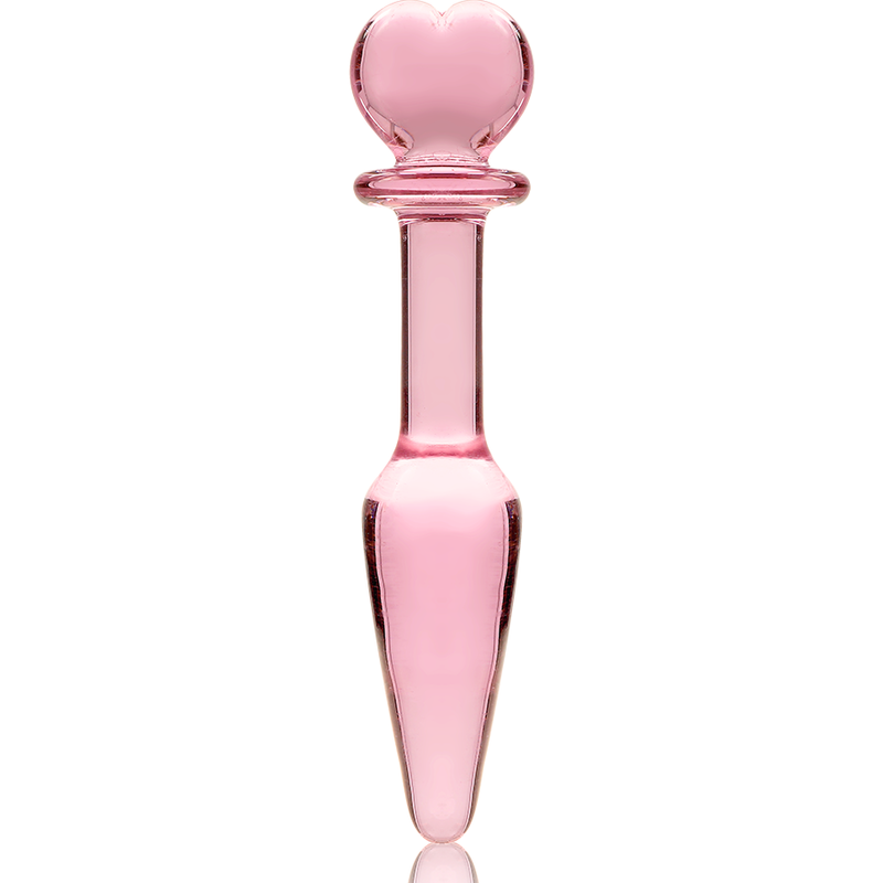 NEBULA SERIES BY IBIZA - MODELO 7 PLUG CRISTAL BOROSILICATO TRANSPARENTE 13.5 CM -O- 3 CM