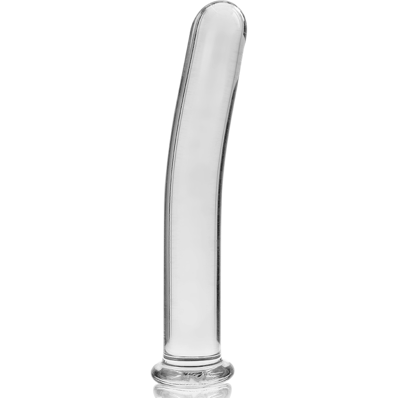 NEBULA SERIES BY IBIZA - MODELO 8 DILDO CRISTAL BOROSILICATO TRANSPARENTE 14.5 CM -O- 2 CM