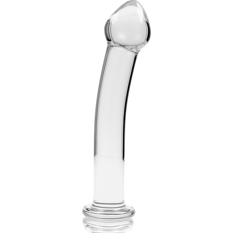 NEBULA SERIES BY IBIZA - MODELO 11 DILDO CRISTAL BOROSILICATO TRANSPARENTE 16 CM -O- 3 CM